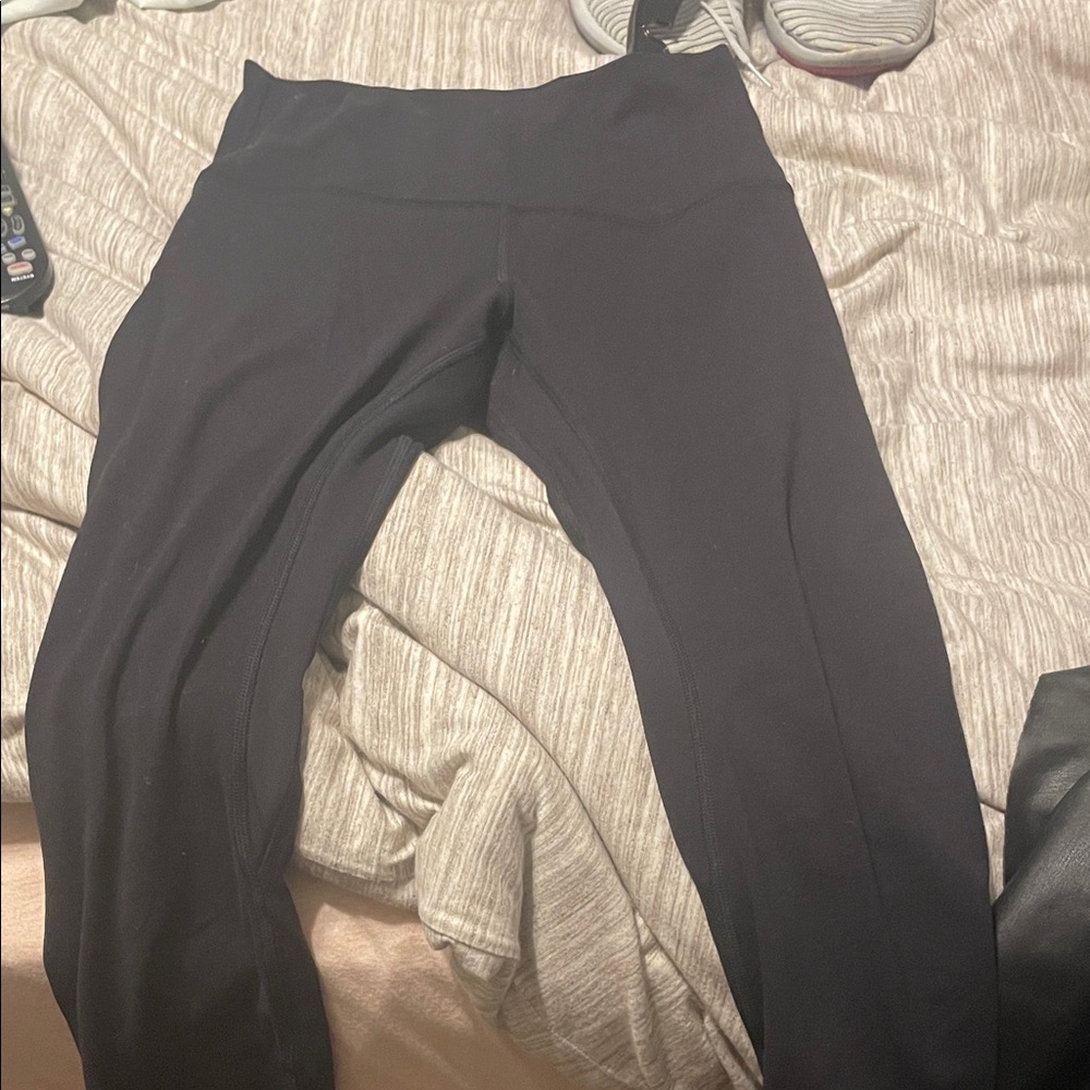 lululemon athletica Kids Black High-Rise Performance Leggings